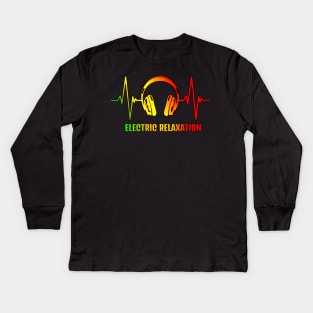 Graph music electric relaxation - fan art Kids Long Sleeve T-Shirt